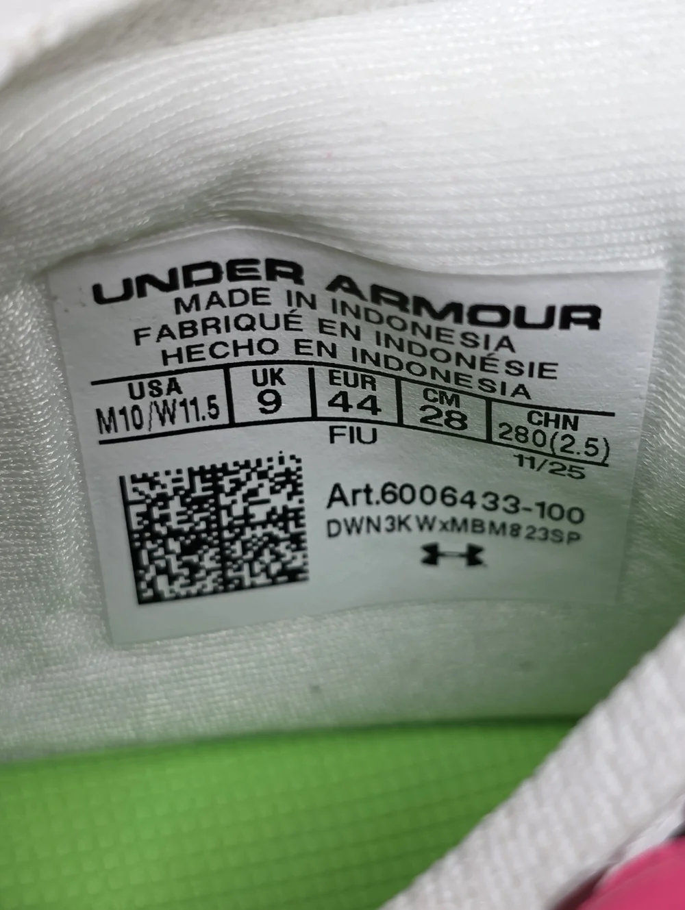 Under Armour Blur Pro LE Lacrosse Cleats Energy Return Midsole Men 10/Wmns 11.5